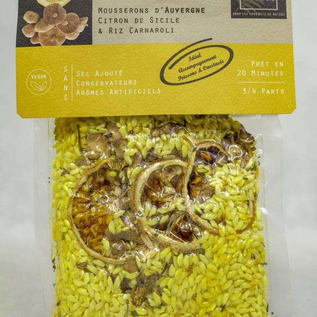 Risotto citron mousserons - Risotto citons mousserons